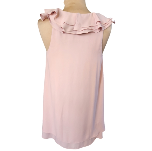 AMANDA UPRICHARD "Belle" Pink Ruffle Shift Dress - Size S - Picture 7 of 12